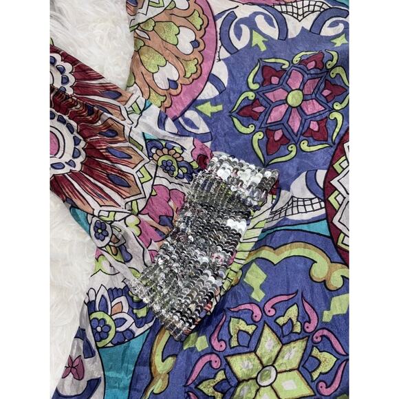 Industrie B 100% Silk Sz. L Blouse. New W/ Out Tags. Beautiful - Picture 8 of 11